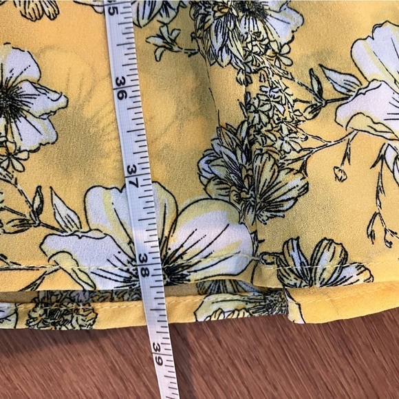 Torrid Faux Wrap Yellow Floral Dress (Size 10) - Picture 12 of 12